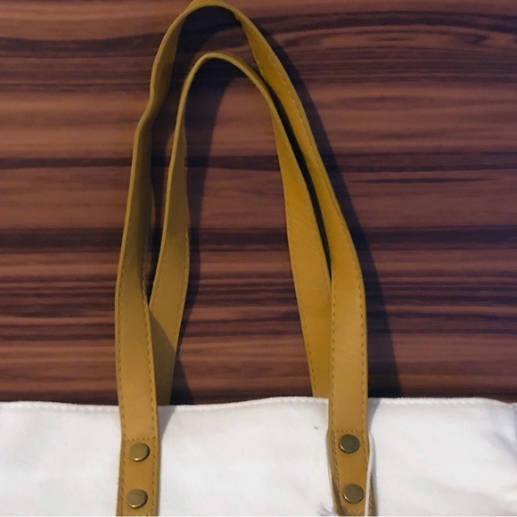 Cozy Earth Canvas & Faux Leather Reusable Tote Bag - Picture 8 of 8